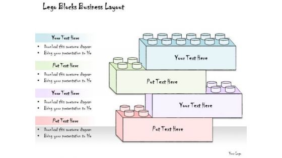 Ppt Slide Lego Blocks Business Layout Strategic Planning