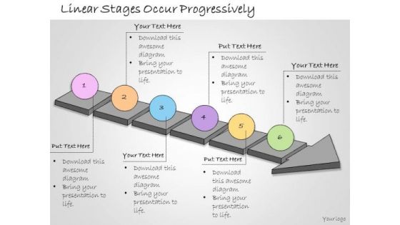 Ppt Slide Linear Stages Occur Progressively Strategic Planning