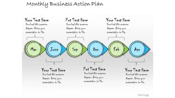 Ppt Slide Monthly Business Action Plan