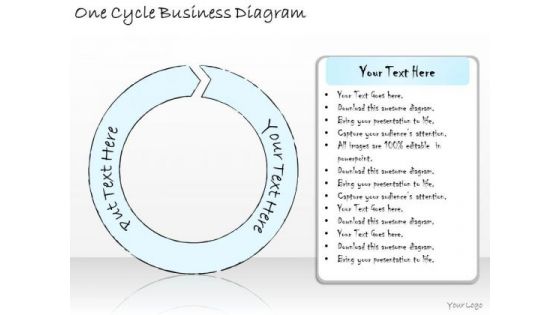 Ppt Slide One Cycle Business Diagram Sales Plan