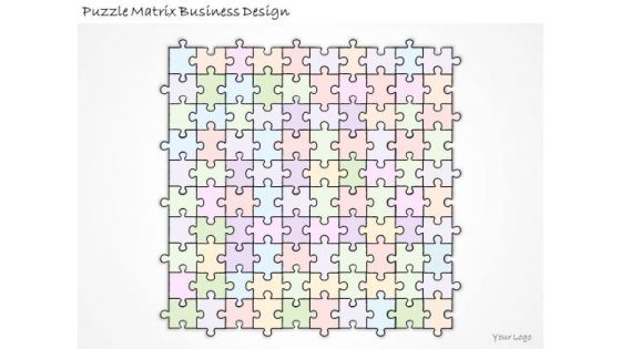 Ppt Slide Puzzle Matrix Business Design Sales Plan