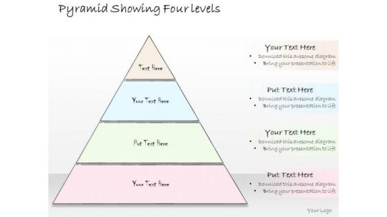 Ppt Slide Pyramid Showing Four Levels Sales Plan Ppt Slide Pyramid Showing Four Levels Sales Plan
