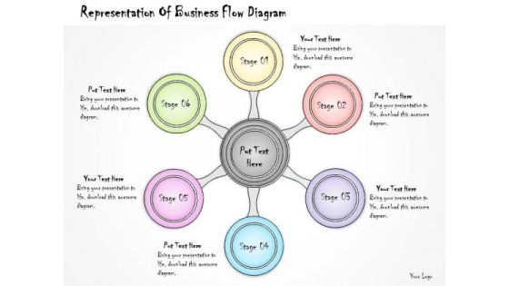 Ppt Slide Representation Of Business Flow Diagram Plan