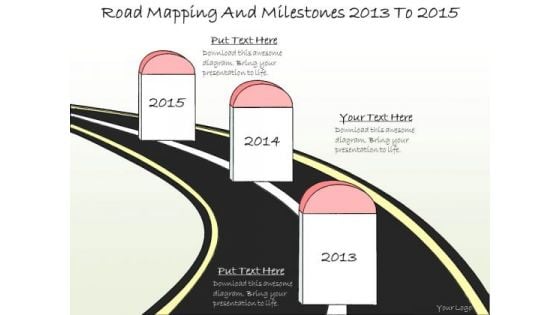 Ppt Slide Road Mapping And Milestones 2013 2015 Marketing Plan