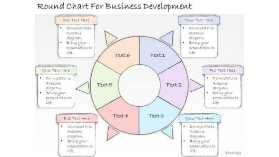 Ppt Slide Round Chart For Business Development Strategic Planning