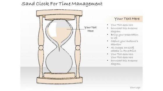 Ppt Slide Sand Clock For Time Management Strategic Planning