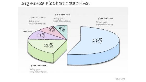 Ppt Slide Segmented Pie Chart Data Driven Business Diagrams