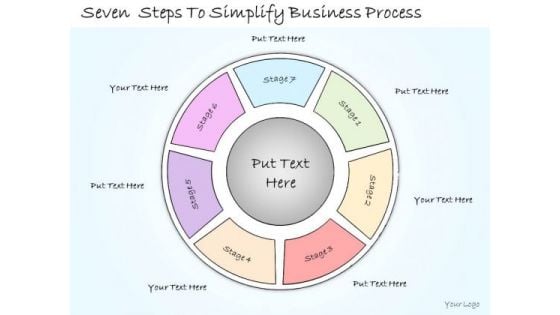 Ppt Slide Seven Steps To Simplify Business Process Sales Plan