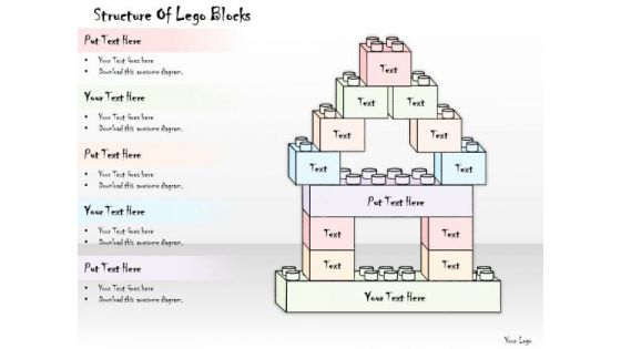 Ppt Slide Structure Of Lego Blocks Consulting Firms