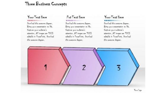 Ppt Slide Three Business Concepts Consulting Firms