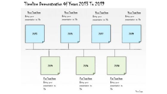 Ppt Slide Timeline Demonstration Of Years 2013 To 2019 Strategic Planning