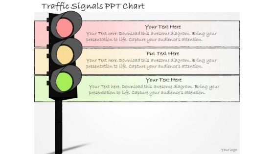 Ppt Slide Traffic Signals Chart Strategic Planning