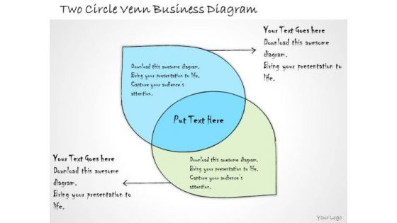 Ppt Slide Two Circle Venn Business Diagram Sales Plan Ppt Slide Two Circle Venn Business Diagram Sales Plan