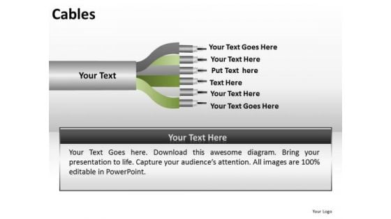 Ppt Slides 6 Factors List Cables PowerPoint Templates