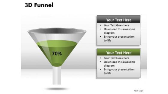 Ppt Slides Create 3d Funnels For PowerPoint Templates