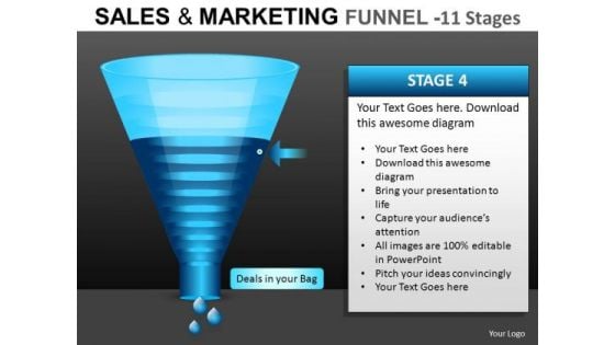 Ppt Slides Funnel Diagrams