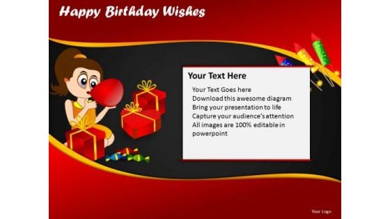Ppt Slides Happy Birthday Kids Download