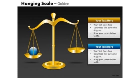 Ppt Slides Important Point Balance Weighing Scales PowerPoint Templates