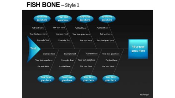 Ppt Slides Ishikawa Diagrams Fishbone