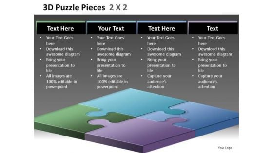 Ppt Slides Puzzle Pieces