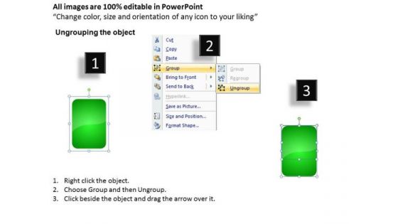 Ppt Successive Description Of Go Green PowerPoint Templates Stage An Arrow