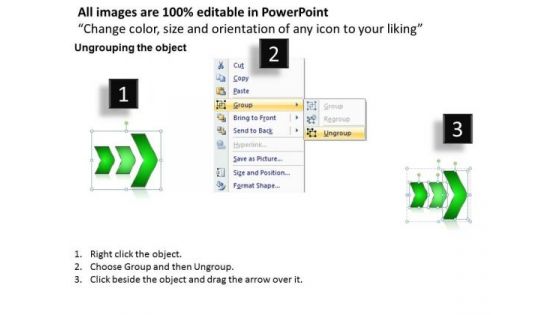 Ppt Successive Representation Of 4 Arrows Free PowerPoint Templates