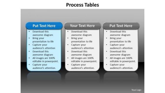 Ppt Tabular Illustration Of Different Writing Process PowerPoint Presentation Templates