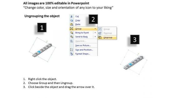 Ppt Template 12 Power Point Stage Linear Arrows To Create Sales Plan 5 Design