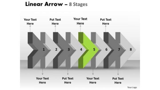 Ppt Template 3d Arrow Representing Eight Later Steps 6 Image