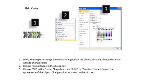 Ppt Template 3d Arrow Representing Eight Later Steps 6 Image Slide03