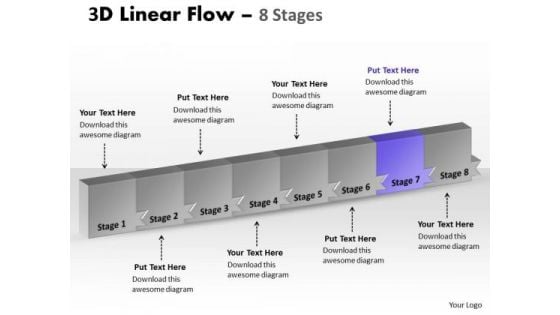 Ppt Template 3d Illustration Of Business Procedure Communication Skills PowerPoint 8 Graphic