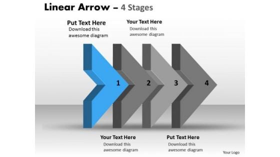 Ppt Template 3d Illustration Of Four Stages Marketing PowerPoint Backgrounds Plan 2 Design