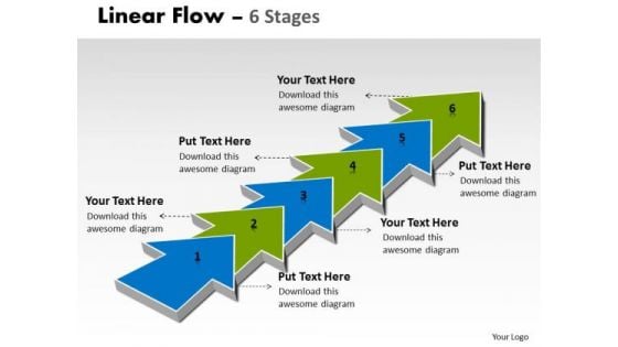 Ppt Template 6 Stages Step By Marketing Strategy Business PowerPoint 1 Graphic