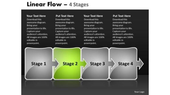 Ppt Template Arrow Progression Of Firm Workflow Spider Diagram PowerPoint 3 Image