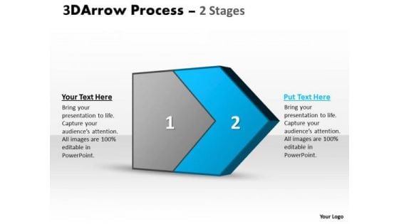 Ppt Template Two Phase Diagram Of Trade PowerPoint Theme Development 3 Graphic