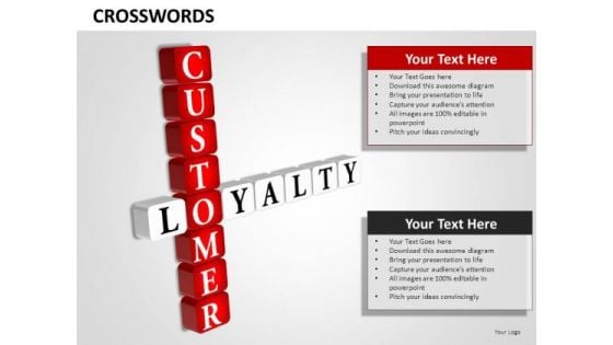 Ppt Templates Customer Loyalty Word PowerPoint Slides