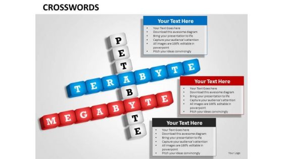 Ppt Templates Megabyte Terabyte Bandwidth PowerPoint Templates