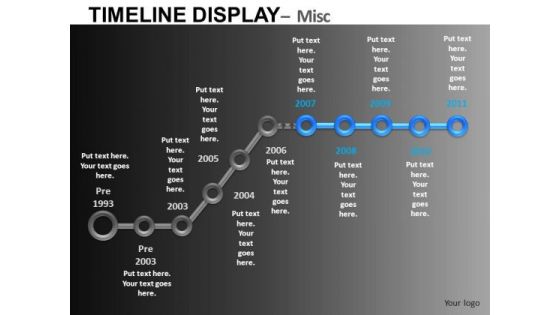 Ppt Templates Past History And Future Planning Trend Time Line PowerPoint Slides Editable