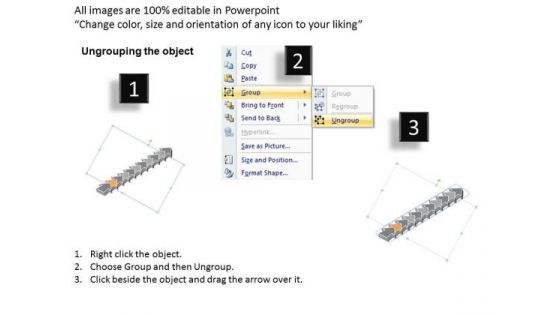 Ppt Theme 11 Steps Straight Line Linear Arrows Process Commerce Plan PowerPoint 3 Design