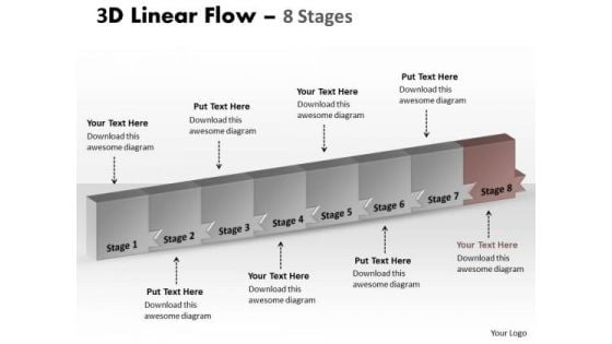 Ppt Theme 3d Illustration Of Industry PowerPoint Procedure 9 Graphic