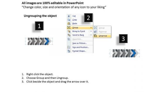 Ppt Theme Beeline Flow Manner Charts Arrow Ishikawa Diagram PowerPoint Template 9 Design