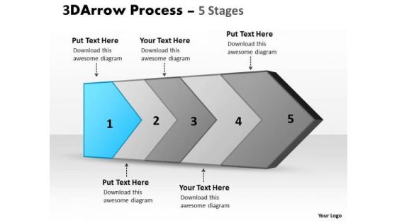 Ppt Theme Five State Diagram Of Successful Trade PowerPoint Plan 2 Graphic