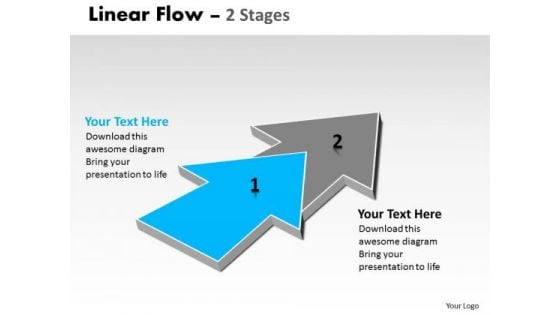 Ppt Theme Progression Of 2 Phase Diagram Flow Spider PowerPoint Template Graphic