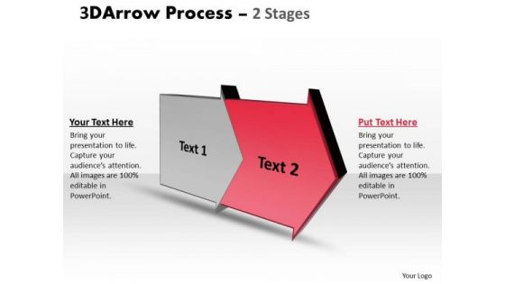 Ppt Theme Two State Diagram Of Commerce Procedure Time Management PowerPoint 3 Image