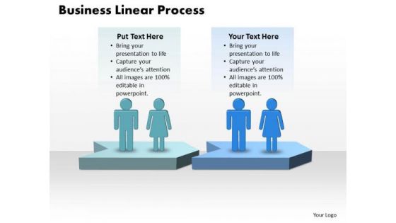 Ppt World Business Presentation Linear Process Diagram PowerPoint Templates