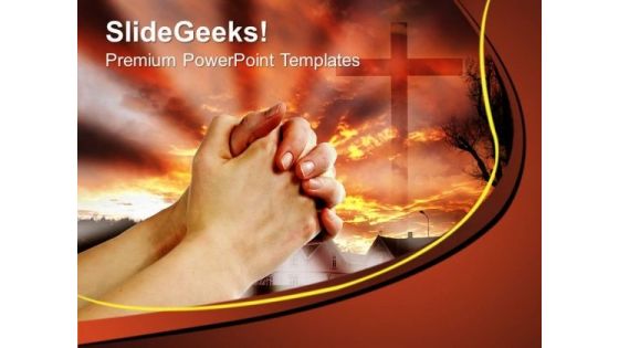 Prayer Christian People PowerPoint Templates And PowerPoint Themes 0712