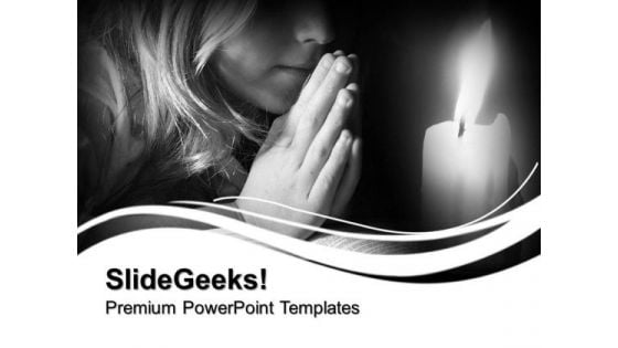 Prayer Church PowerPoint Templates And PowerPoint Themes 0712