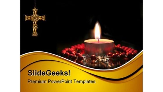 Prayer Religion PowerPoint Themes And PowerPoint Slides 0711