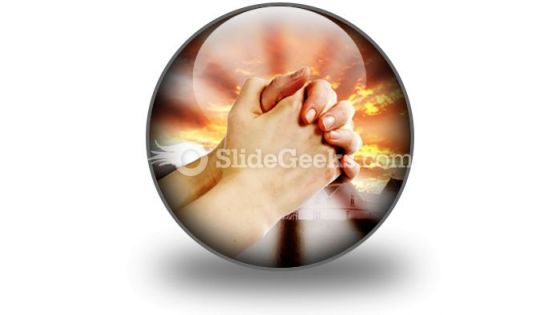 Prayer Warrior PowerPoint Icon C