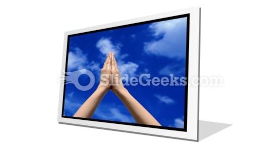 Praying Hands PowerPoint Icon F Praying Hands PowerPoint Icon F